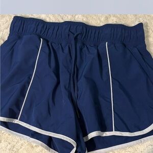 Women's Blue Athletic Shorts